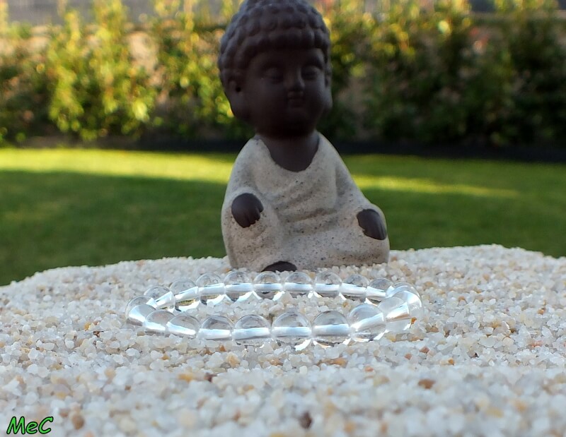 Bracelet cristal de roche enfant 6mm - Minéraux et Cristaux