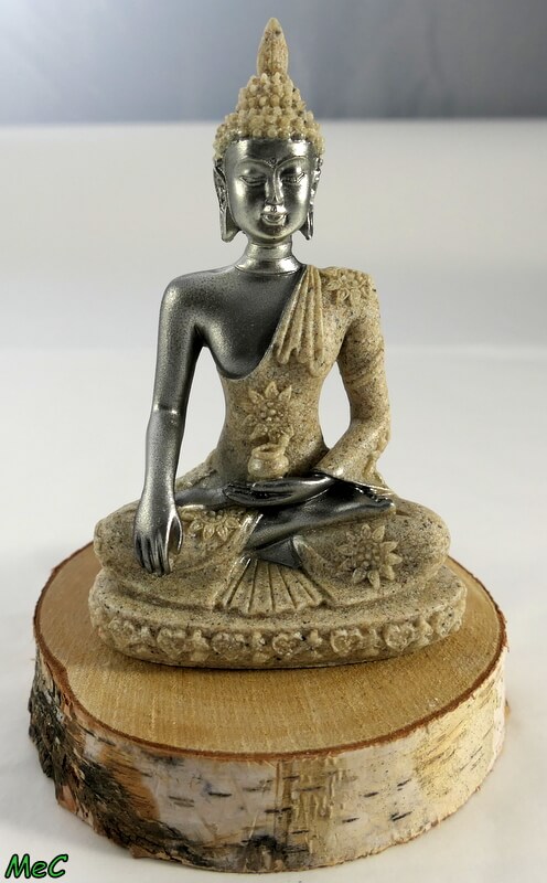 Statuette Bouddha résine de sable Minéraux et Cristaux