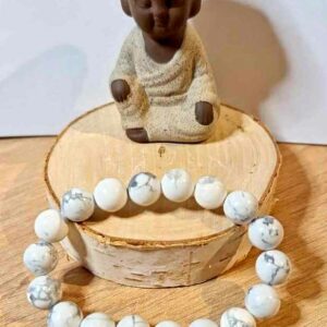 Bracelet Howlite Minéraux et Cristaux