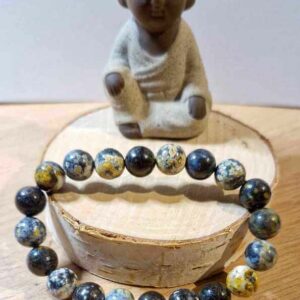 Bracelet Jaspe océan Bleu Minéraux et Cristaux