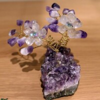Fleurs améthyste et cristal de roche Minéraux et Cristaux Fleurs améthyste et cristal de roche Minéraux et Cristaux