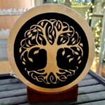 Minéraux et Cristaux Lampe de sel Himalaya arbre de vie USB Minéraux et Cristaux