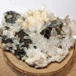 Galène sur cristal de roche Minéraux et Cristaux Galène sur cristal de roche Minéraux et Cristaux